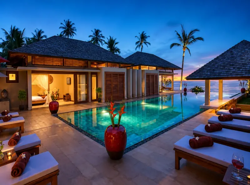 private villa pool