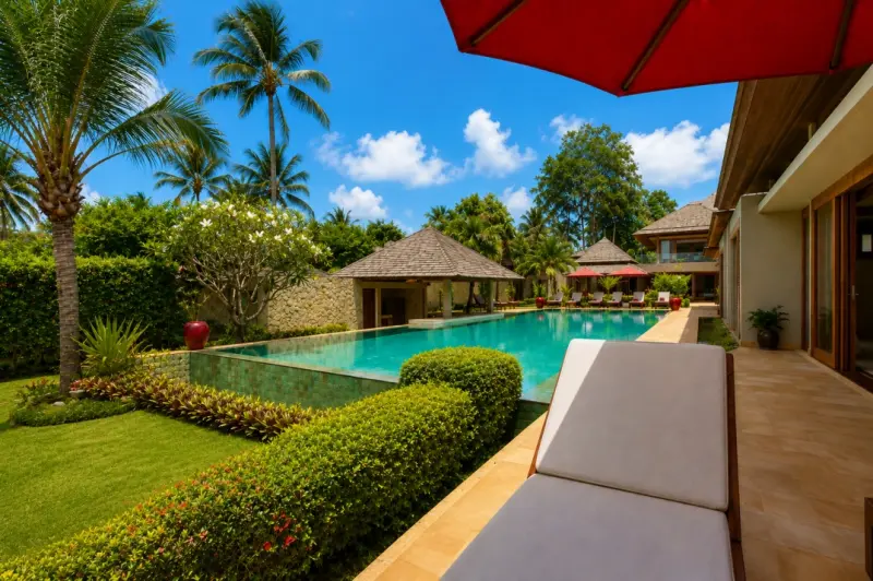 luxury garden villa