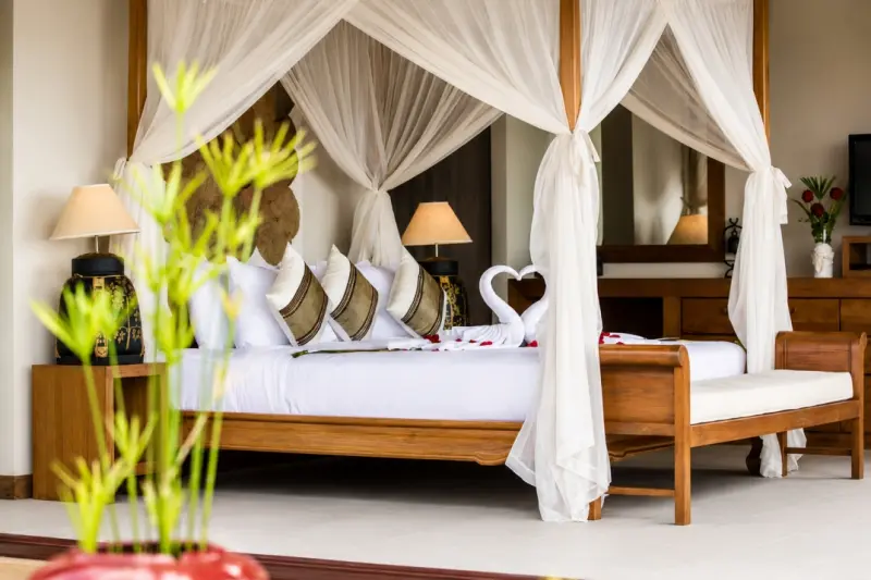 luxury villa bedroom