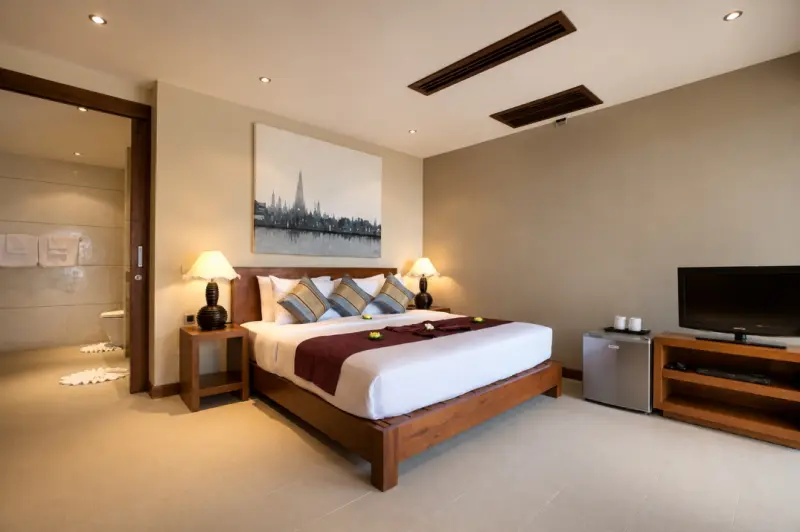 Thailand villa bedroom