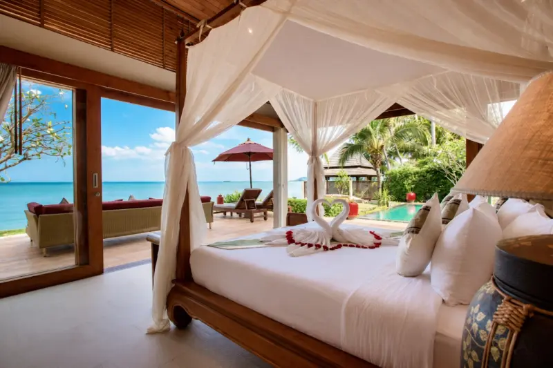 ocean view bedroom