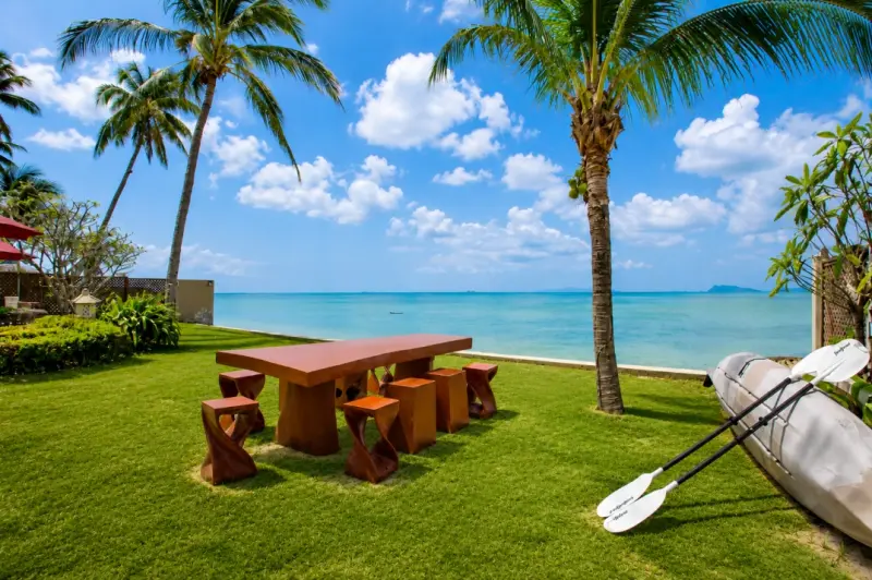 beachfront villa Koh Samui