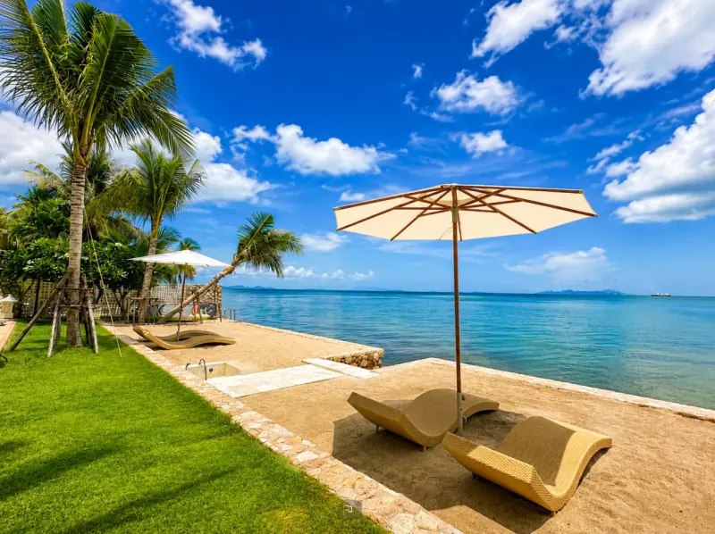 new beach of Villa Ayundra